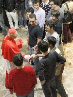 Card. Bagnasco incontra gli universitari